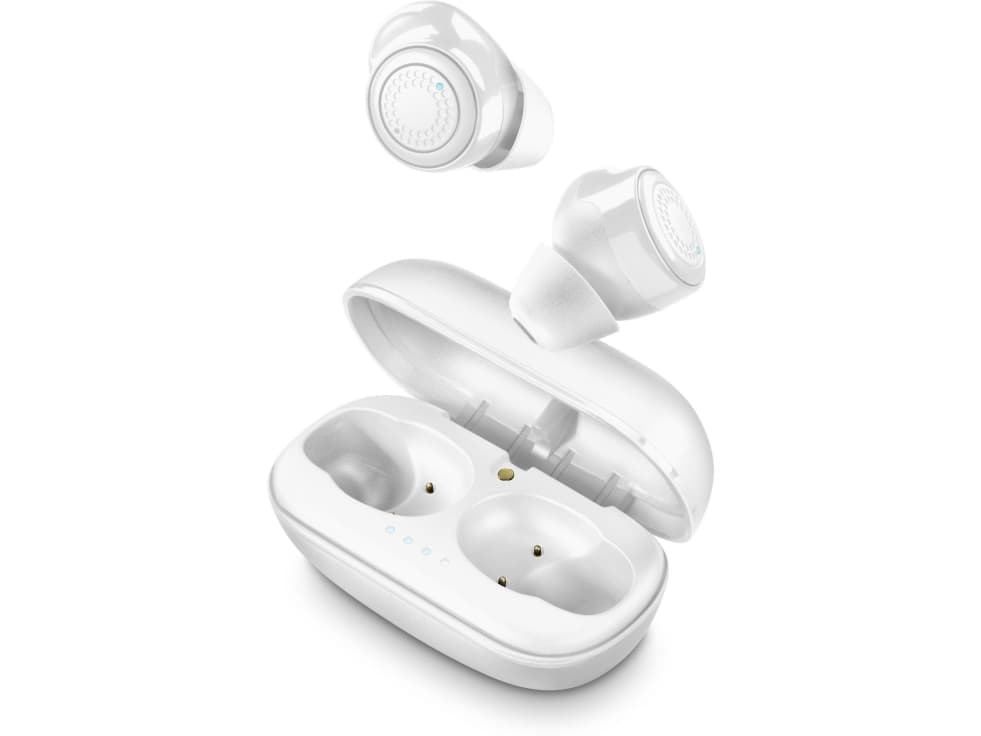Cellularline Petit, Hodesett, In-ear, Samtaler og musikk, Hvit, Stereofonisk, Trådløs
