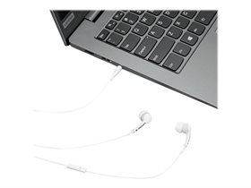 Lenovo 100 Ørepropper med mikrofon i øret kablet Lenovo ørepropper med mikrofon | Multicom