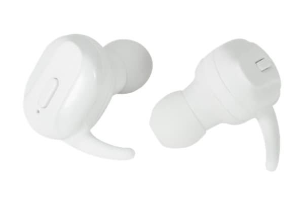 LogiLink BT0044W, Hodesett, In-ear, Samtaler og musikk, Hvit, Stereofonisk, Knapper