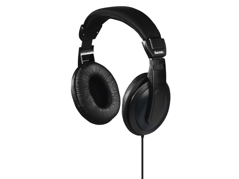 Hama Basic4TV, Hörlurar, Huvudband, Svart, Rotations-, 6 m, Kabel