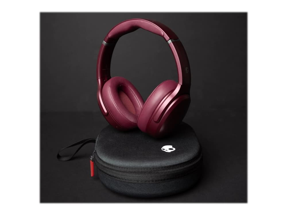 Skullcandy Crusher ANC, Hörlurar, Huvudband, Samtal och musik, Röd, Digital, Trådlös