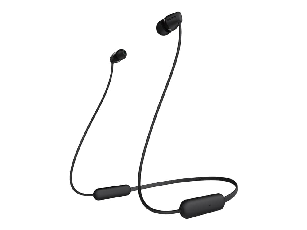 Sony WI-C200 - Hörlurar med mikrofon - inuti örat - Bluetooth - trådlös - svart