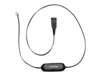 Bild av Jabra GN1216 - Headset-kabel - Snabburkoppling (P) till RJ-9 (hane) - 80 cm - för Avaya one-X Deskphone Edition 96XX; Jabra GN 2000, GN2000; BIZ 2400