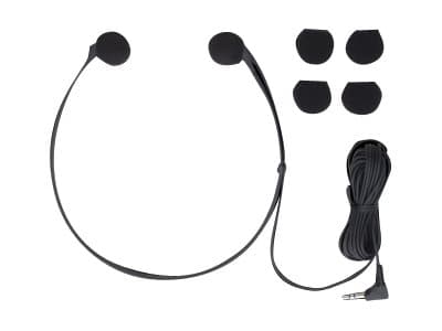 Olympus E103, Headset, Under hakan, Musik, Svart, Binaural, 3 m