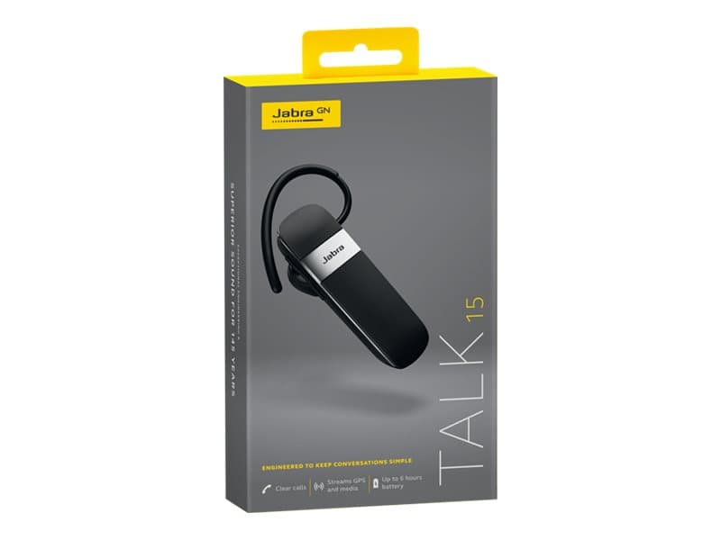 Jabra TALK 45 - Hodesett - i øret - over-øret-montering - Bluetooth - trådløs