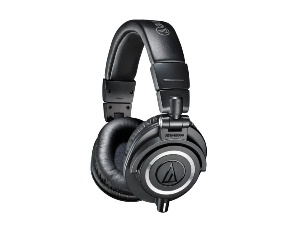 Audio-Technica ATH-M50X, Hodetelefoner, Hodebånd, Musikk, Svart, Koblet med ledninger (ikke trådløs), Circumaural