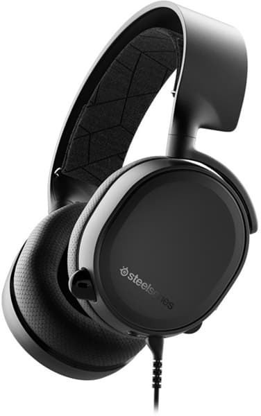 Steelseries Arctis 3 2019 Edition, svart