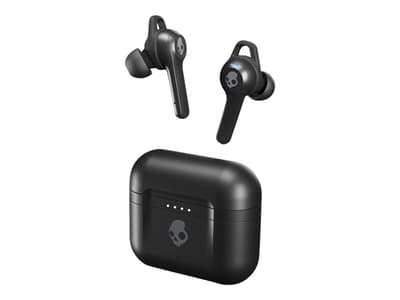 Skullcandy Indy Fuel, Kuulokkeet, In-ear, Puhelut ja musiikki, Harmaa, Bluetooth-parinmuodostus, Soita/Tauko, Track <, Kappale >, Volume +, Volume -,
