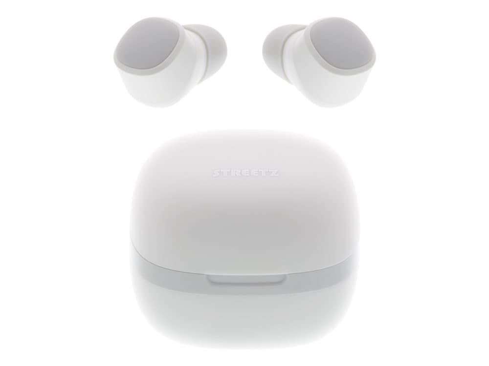 STREETZ True Wireless Stereo in-ear, IPX6, charge case, white