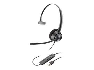 Poly EncorePro 310, USB-A - 300 Series - hodesett - on-ear - kablet - USB