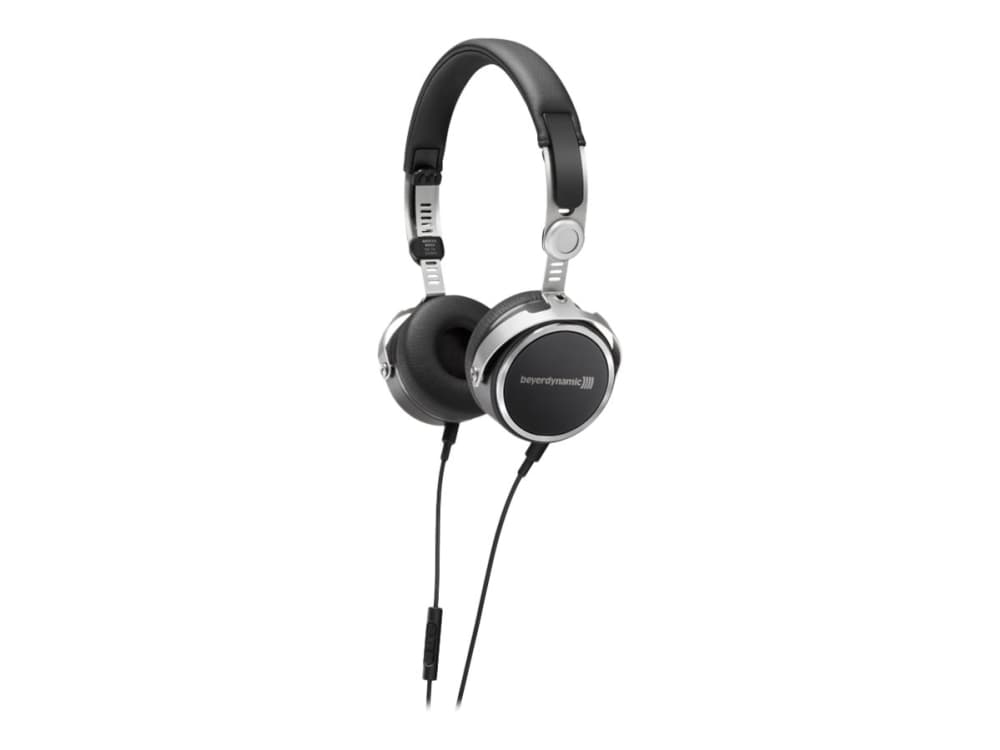 beyerdynamic Aventho - Hodetelefoner med mikrofon - on-ear - kablet - 3,5 mm jakk - svart