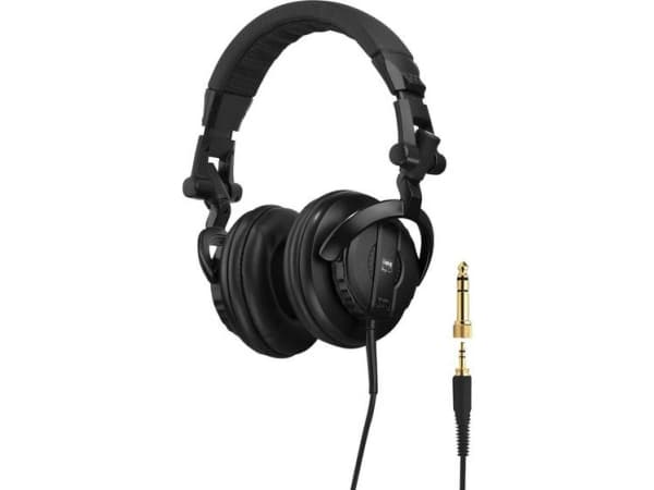 IMG STAGELINE MD-6000 DJ Over Ear hovedtelefoner Over-ear Kan foldes sammen Sort