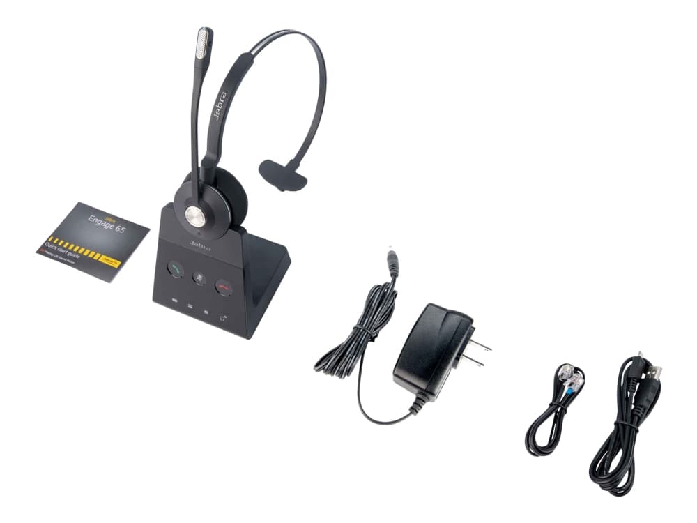 Jabra Engage 65 Mono - Hodesett - on-ear - DECT - trådløs