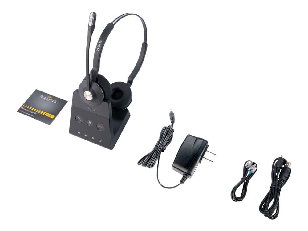 Jabra Engage 65 Stereo - Hodesett - on-ear - DECT - trådløs