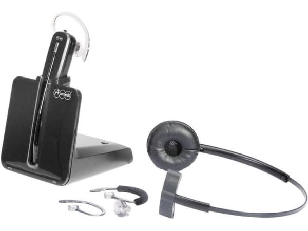 Auerswald COMfortel Telefon-headset DECT trådløs On-ear Sort