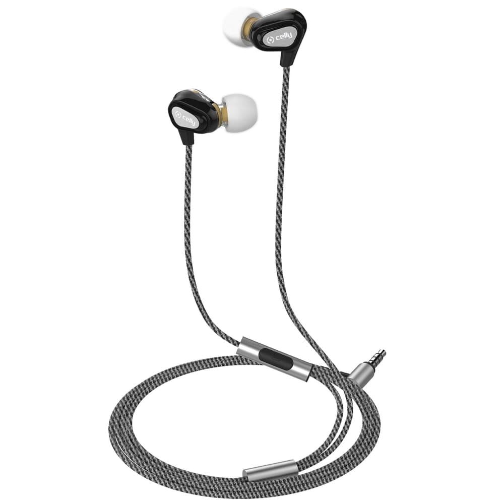 Celly Headset Dual Driver In-ear Sv