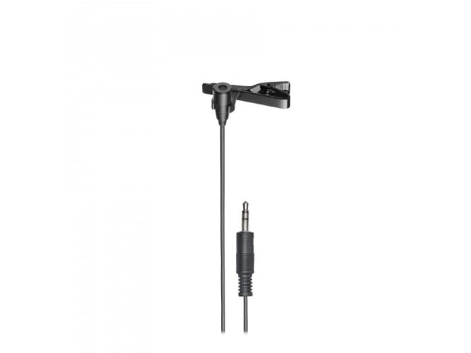 Audio-Technica ATR3350x, Fastklämbar mikrofon, Rundtagande, Kabel, 3,5 mm (1/8 tum), Svart, Batteri