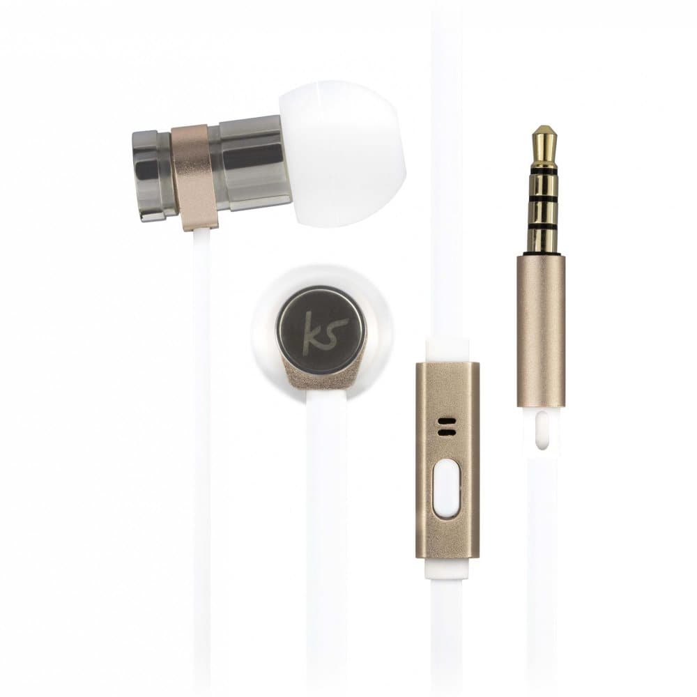 KITSOUND Hörlur Nova Gold In-Ear Mic