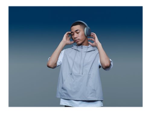 Bild av Sony h.ear on 3 WH-H910N - Hörlurar med mikrofon - fullstorlek - Bluetooth - trådlös - NFC - aktiv brusradering - 3,5 mm kontakt - blå