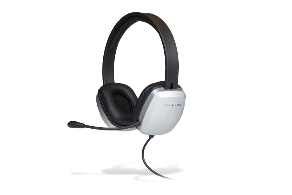 Cyber Acoustics (AC-6010) Stereo Headset with Noise Cancelling microphone