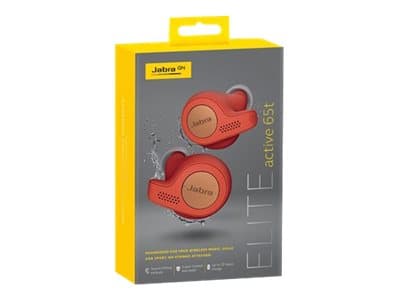 Jabra Elite Active 65t - True wireless-hodetelefoner med mikrofon - i øret - Bluetooth - rød kobber