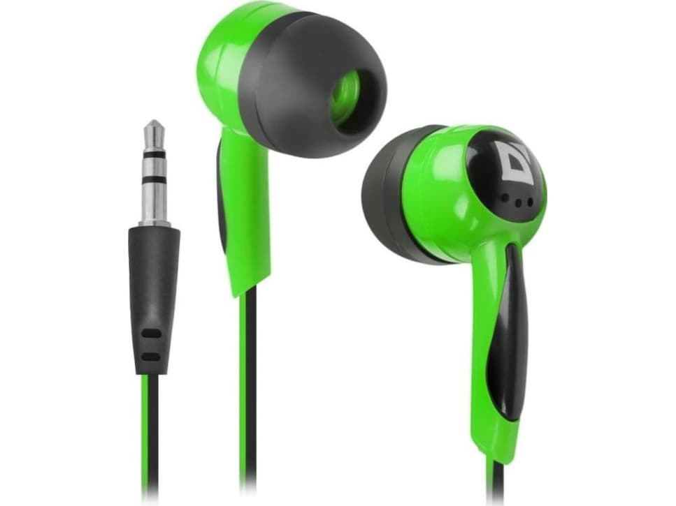 Defender headphones Defender BASIC 604 earphones black and green
