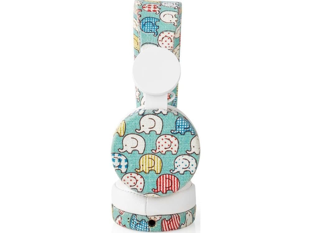 Wired Headphones | 1.2 m Round Cable | On-ear | Elephant | White