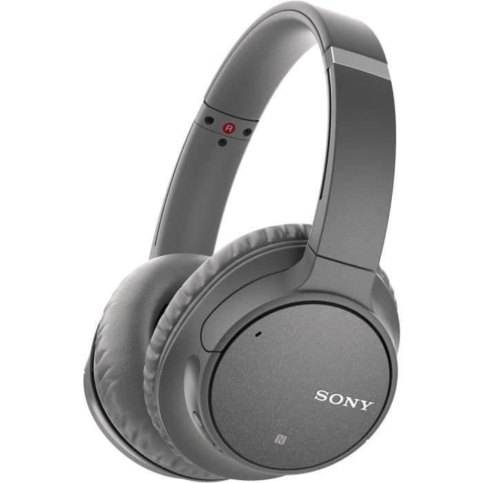 SONY WHCH700NH melunvaimennus Bluetooth-kuulokkeet - 35 tunnin akku - langallinen kuunteluvaihtoehto - harmaa