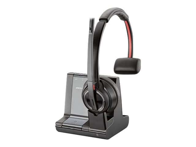 Poly Savi 8200 Series W8210/A - Hodesett - on-ear - DECT / Bluetooth - trådløs - aktiv støydemping