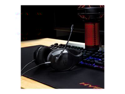 HyperX Cloud Stinger Core - Hodesett - full størrelse - 2,4 GHz - trådløs - svart