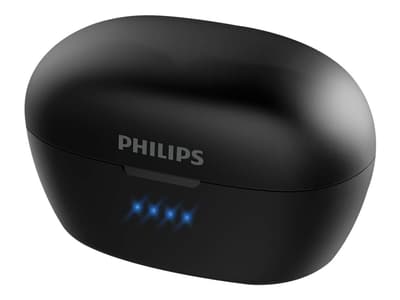 Philips UpBeat TAT3215BK - True wireless-hodetelefoner med mikrofon - i øret - Bluetooth - svart