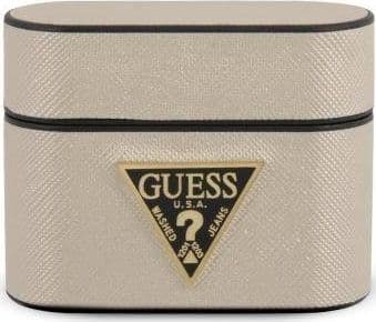 Guess Guess GUACAPVSATMLLG AirPods Pro cover beige/beige Saffiano
