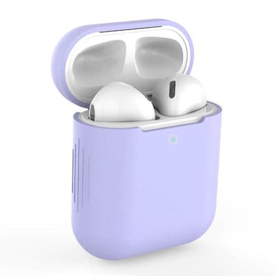 Silikonikotelo Apple Airpods - Violetti