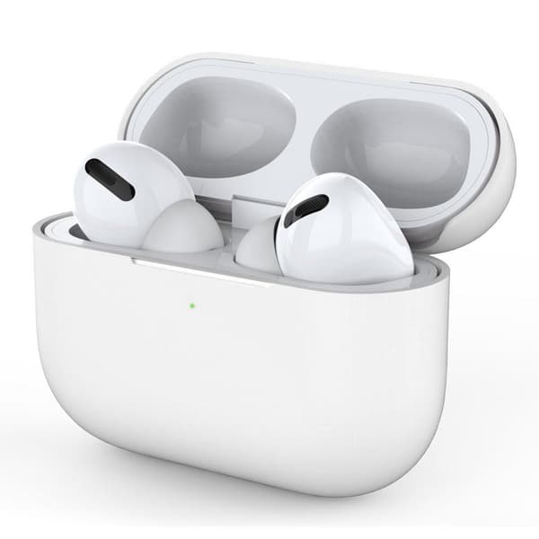 Silikonikotelo Apple Airpods Pro - Valkoinen