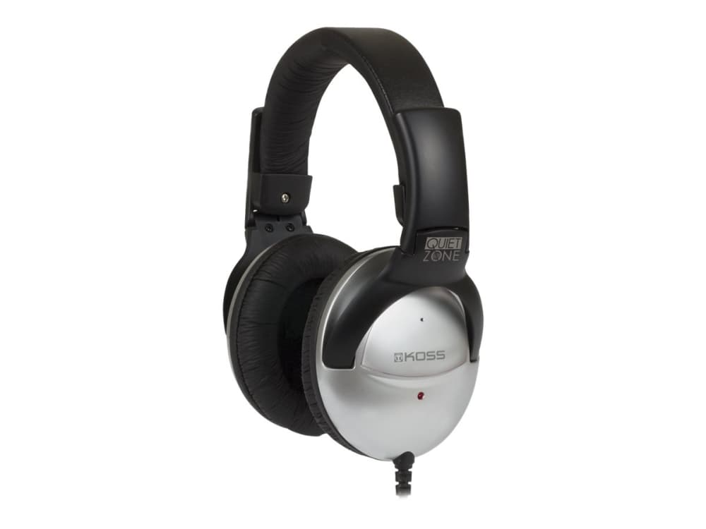 Koss QZPRO - Hodetelefoner - full størrelse - kablet - aktiv støydemping - 3,5 mm jakk