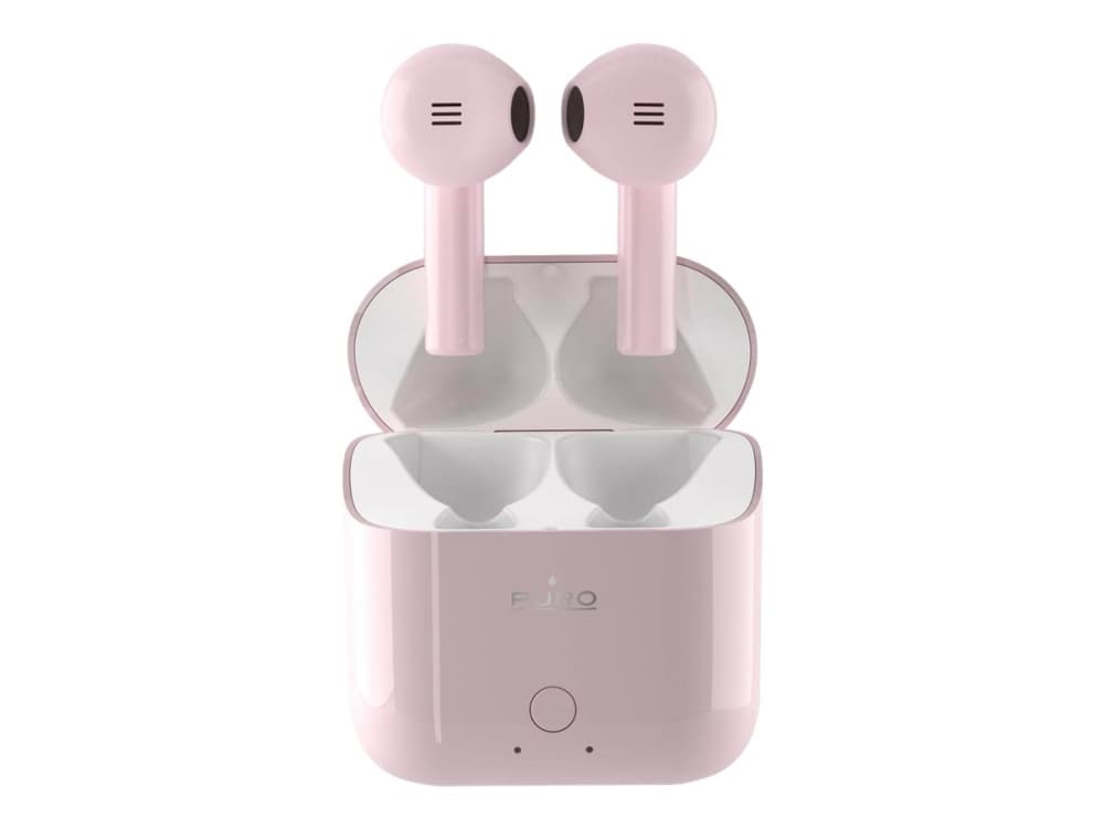 PURO ICON Pods - True wireless-hodetelefoner med mikrofon - i øret - Bluetooth - rosa