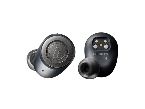 Audio Technica Wireless Headphone ATH-ANC300TW Built-in microphone, In-ear, Noice canceling, Bluetooth, Black