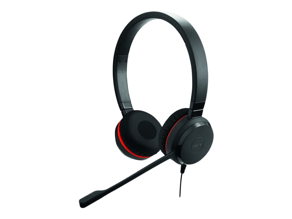 Jabra Evolve 30 II UC stereo - Hodesett - on-ear - kablet - USB, 3,5 mm jakk