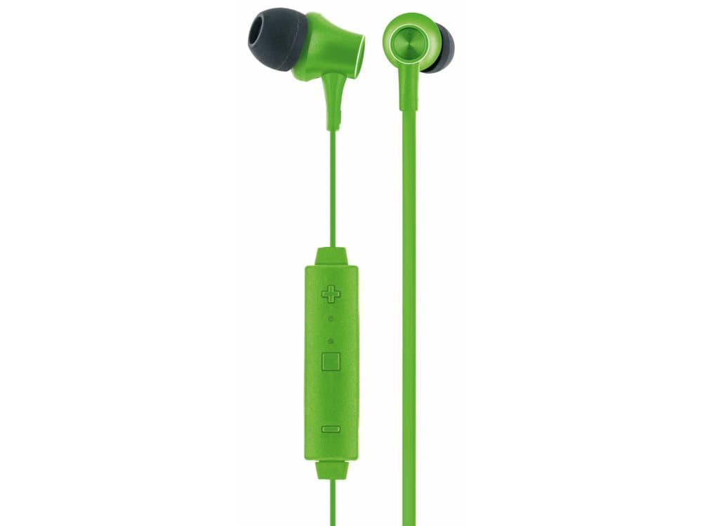 Schwaiger KH710BTG, Headset, I ørerne, Opkald og musik, Grøn, Binaural, Multitast, Volume +, Volume -