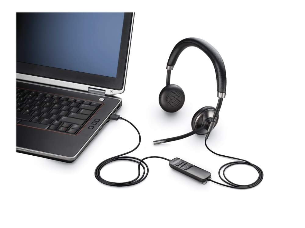 Poly - Plantronics Blackwire C725-M - 700 Series - hodesett - on-ear - kablet - aktiv støydemping - USB