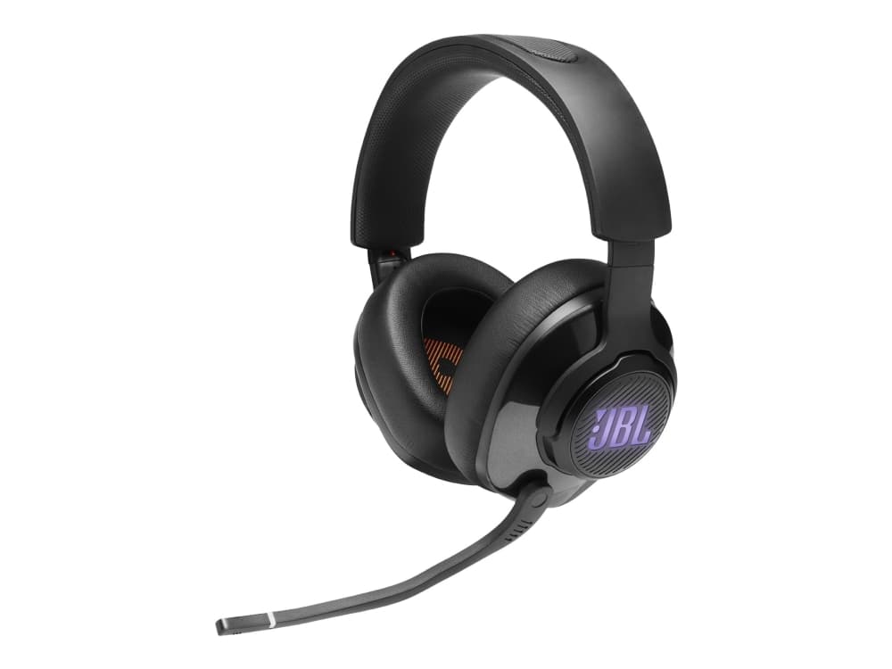 JBL Quantum 400 - Headset - fullstorlek - kabelansluten - USB, 3,5 mm kontakt - svart