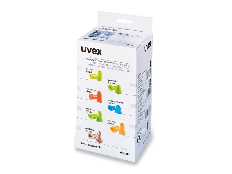 Ørepropper UVEX X-fit lime (pakke á 300 par)