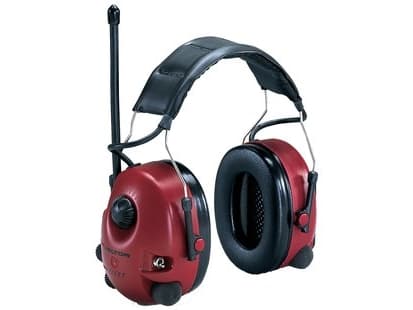 3M 7000108376, Huvudband, Svart, Röd, 30 dB, Trådlös, Batteri