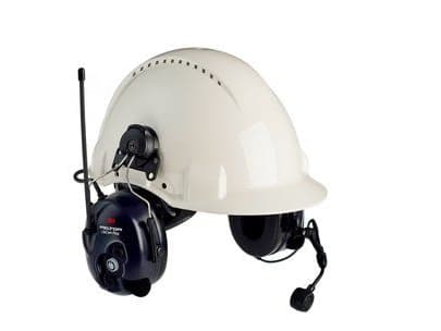 3M 7000108544, Hjelm, Blå, 33 dB, Trådløs, Batteri