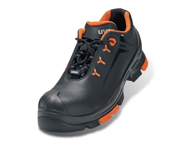 Uvex 2 6502246 Sikkerhedssko S3 Størrelse: 46 Sort, Orange 1 pair