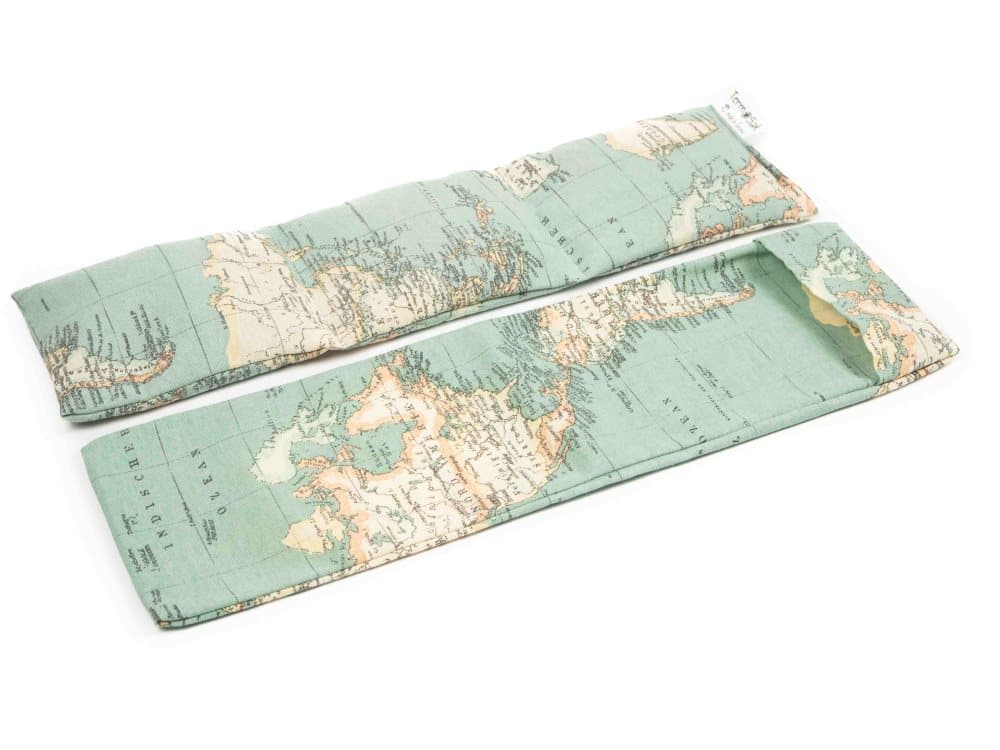 TERMOSAK 45x14 + Skydd, "map", värmekudde, nackvärmare och lavendel termisk dyna, Nackkudden, (värme / kall) värmepåse för mikrovågor