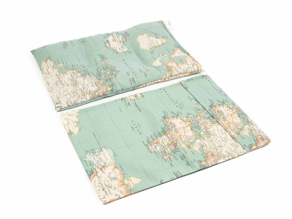 TERMOSAK 37x25 + Skydd, "map", värmekudde, nackvärmare och lavendel termisk dyna, Nackkudden, (värme / kall) värmepåse för mikrovågor
