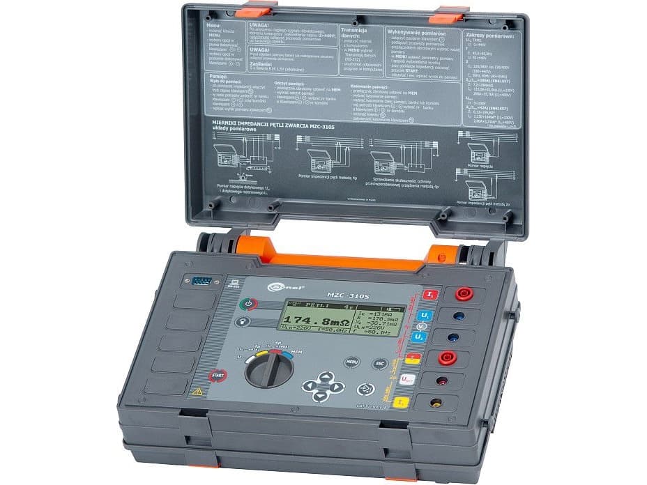 Sonel High-current short circuit loop impedance meter MZC-310S (WMPLMZC310)