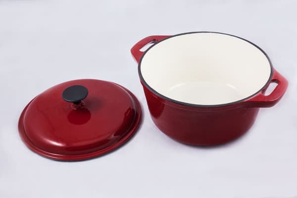 Gryta i gjutjärn 4,7L röd