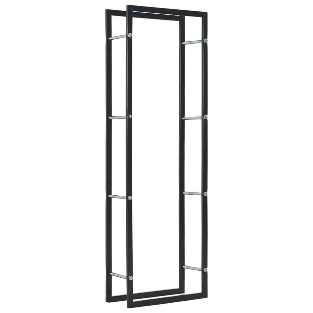 vidaXL brændestativ 50 x 20 x 150 cm stål sort